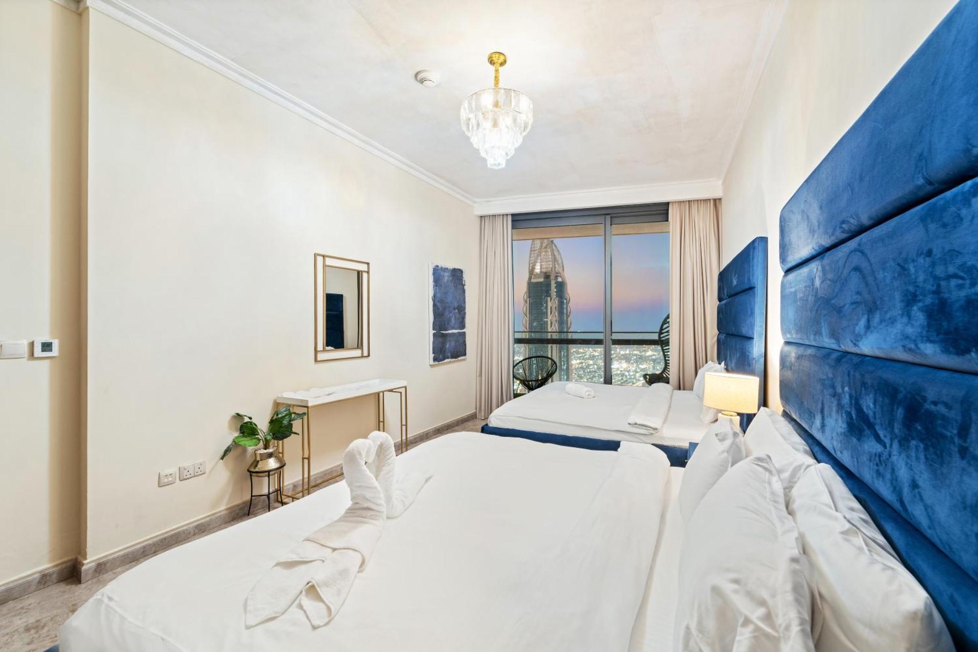 First Class 2Br With Full Dubai Skyline & Sea View Ngoại thất bức ảnh